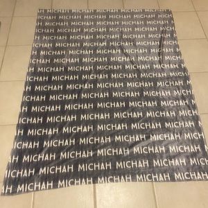 Plush minky name blanket